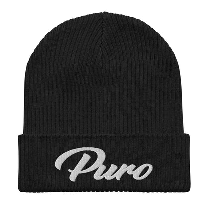 Puro Classic Organic ribbed beanie