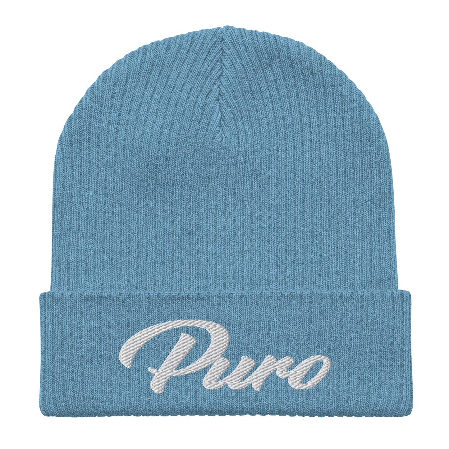 Puro Classic Organic ribbed beanie