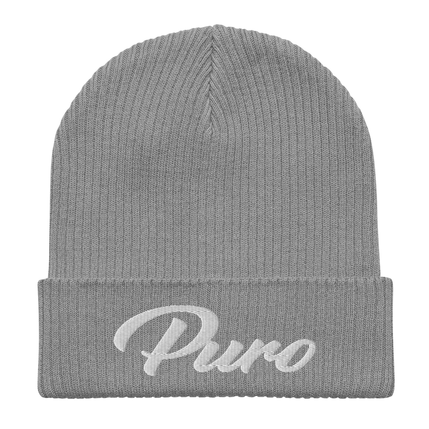 Puro Classic Organic ribbed beanie