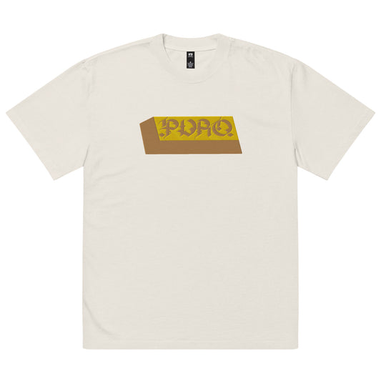 Puro Gold Bar Oversized Faded Tee