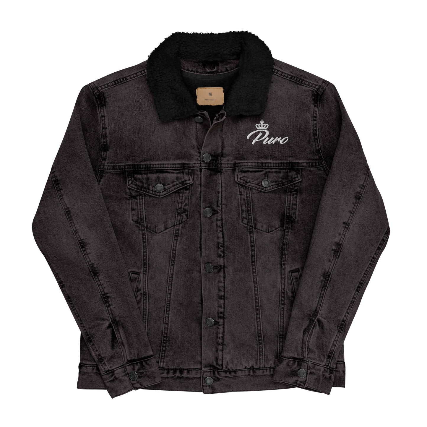 Puro Classic Unisex Denim Sherpa Jacket